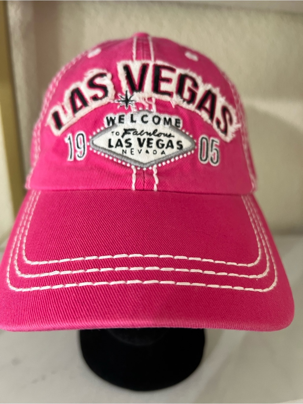 NEW Las Vegas Women's Hot Pink Adjustable Baseball Cap